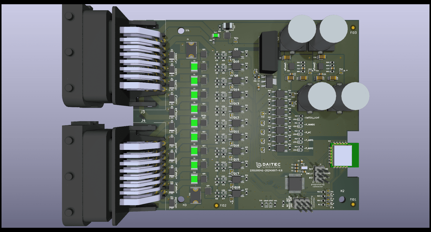 Electronic Control Unit (ECU) for Bus Cabin